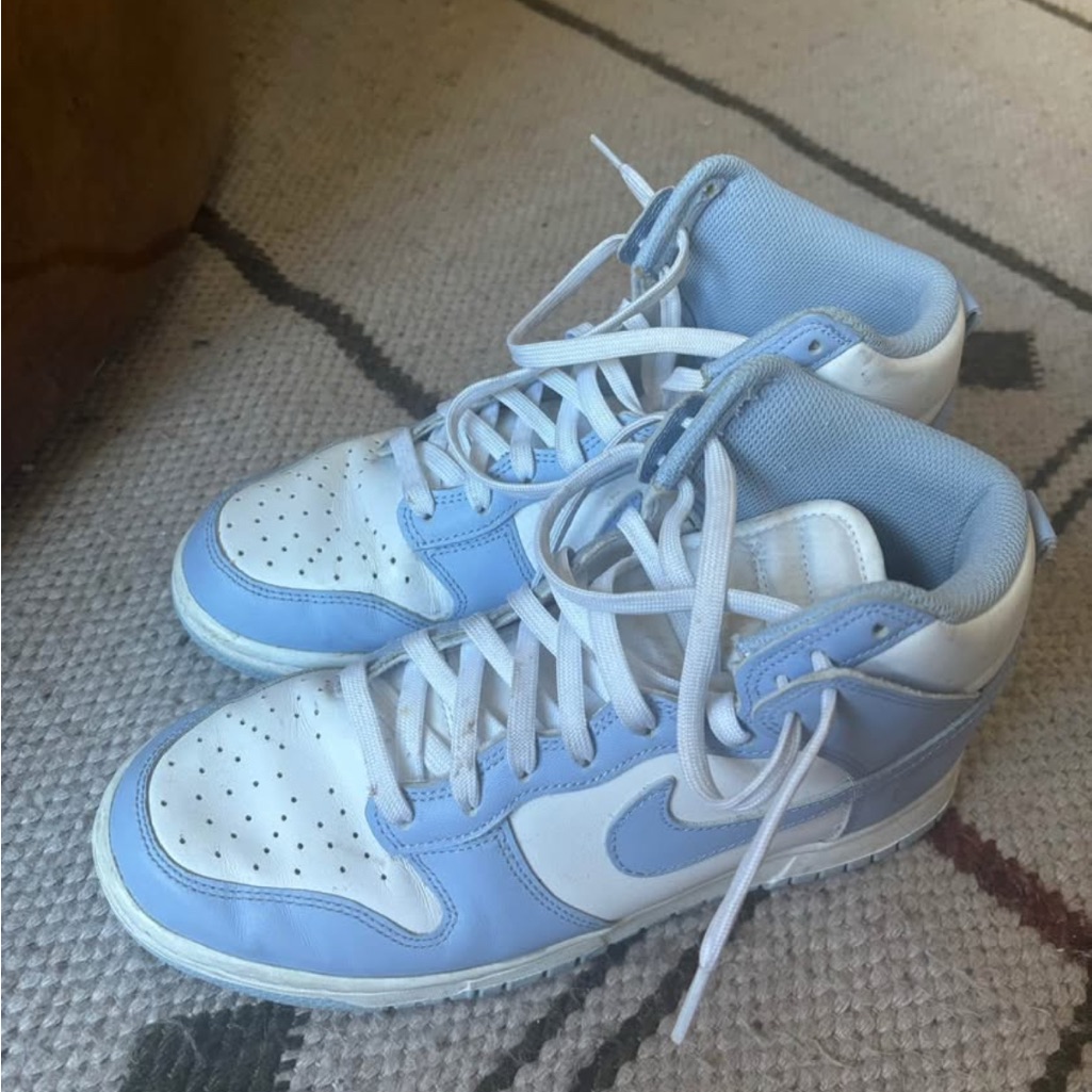 Nike Dunk High (Aluminum) W Size 8/ M Size 7